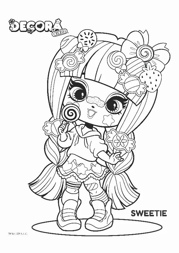 Decora Girlz Activity Sheet 3